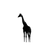 Giraffe Silhouette Vinyl Car Decal Sticker – Waterproof & UV-Resistant 3.4133333333333336"