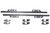 2x Upgrade Your Tacoma | Fishbone Offroad Nerf Bar | Square Style, Drop Down Step | Black Powder Coated