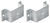2x Ultimate Trailer Boat Stake Pocket | Galvanized Steel | Bolts On Easily