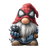 Cute Gnome Spider-Man Vinyl Car Decal Sticker – Waterproof & UV-Resistant 3.4133333333333336"
