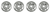 4x Upgrade Your Wheels | Chrome Wheel Skins Set | GM/Chevy 16" Snap-On ABS | Fits Sierra 2500 HD, Silverado 2500 HD | UV Protected | Set Of 4