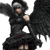 Dark Fallen Angel V9 Vinyl Car Decal Sticker – Waterproof & UV-Resistant 3.4133333333333336"