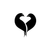 Bird Heart Logo Vinyl Car Decal Sticker – Waterproof & UV-Resistant 3.4133333333333336"