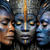 African Ceremonial Masks Vinyl Car Decal Sticker – Waterproof & UV-Resistant 6.826666666666667"