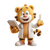 Cartoon Tiger Scientist Vinyl Car Decal Sticker – Waterproof & UV-Resistant 3.4133333333333336"