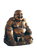 Golden Laughing Buddha Vinyl Car Decal Sticker – Waterproof & UV-Resistant 4.213333333333333"