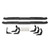 2x Ford F-Series Super Duty 1999-2016 | Westin PRO TRAXX Nerf Bar - Black 4 Inch Oval, With Step Pads, Bolt-On, Rocker Panel Mount
