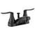 2x Upgrade Your Lavatory with Dura Faucet | Matte Black Finish | Single Piece with 4 Inch Mount | Includes Shower Diverter