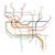 Subway Map Vinyl Car Decal Sticker – Waterproof & UV-Resistant 3.4133333333333336"
