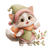 Elf Cat Vinyl Car Decal Sticker – Waterproof & UV-Resistant 6.826666666666667"