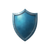 Blue Shield Icon V2 Vinyl Car Decal Sticker – Waterproof & UV-Resistant 3.4133333333333336"