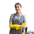 Confident Cleaner Smiling Vinyl Car Decal Sticker – Waterproof & UV-Resistant 3.4133333333333336"