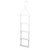 2x Sturdy White 5-Step Dock Ladder | Sure-Footing Steps | Mounts to Cleat or Railing