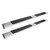 2x Polished Stainless Steel Nerf Bar | R7 Series | 6 inch Oval Straight | GMC Sierra, Chevrolet Silverado | With Step Pads