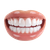 Smiling Teeth Close-Up V2 Vinyl Car Decal Sticker – Waterproof & UV-Resistant 3.4133333333333336"