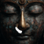 African Buddha Portrait Vinyl Car Decal Sticker – Waterproof & UV-Resistant 6.826666666666667"