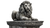 Stone Lion Statue V2 Vinyl Car Decal Sticker – Waterproof & UV-Resistant 2.72"