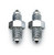 2x Upgrade your ride with Russell Automotive Adapter Fitting | Ultimate precision fittings in Silver aluminum | Fits -3 AN to Male 7/16 Inch x 20 Inverted Flare