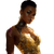 Golden Gown Portrait Vinyl Car Decal Sticker – Waterproof & UV-Resistant 6.826666666666667"