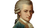 Mozart Outsider Portrait Vinyl Car Decal Sticker – Waterproof & UV-Resistant 2.72"