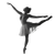 Ballet Dancer Arabesque V3 Vinyl Car Decal Sticker – Waterproof & UV-Resistant 6.826666666666667"