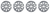 4x Hyundai Sonata Wheel Skin | Snap-On 18 Inch Chrome Plated ABS Set Of 4