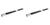 2x Westin Automotive R7 Series 6in Oval Straight Nerf Bar | Polished Stainless Steel