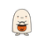 Chubby Kawaii Ghost Vinyl Car Decal Sticker – Waterproof & UV-Resistant 6.826666666666667"