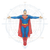 Superman Vitruvian Man Vinyl Car Decal Sticker – Waterproof & UV-Resistant 3.4133333333333336"