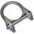 2x Nickson 2-1/2 Inch Diameter Exhaust Clamp | Steel U-Bolt Clamp For OE Fit | High Quality, Easy Install