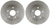 2x Fits 2002-2004 Honda CR-V Raybestos Brakes Brake Rotor 980072R R-Line; OE Replacement; Single