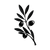 Olive Branch Graphic Vinyl Car Decal Sticker – Waterproof & UV-Resistant 6.826666666666667"