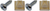 2x Dorman AutoGrade License Plate Mounting Hardware | Durable Construction & Quality Assured | Pack of 4