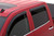 Custom Fit Smoke Rain Guards | Set of 4 | 2014-2019 GMC Sierra, Chevrolet Silverado | Aerodynamic Design