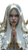 Nordic Cosmic Goddess Vinyl Car Decal Sticker – Waterproof & UV-Resistant 9.706666666666667"