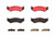 4x Revolutionize Your Braking | Brembo Ceramic Brake Pad Set - 2001 Dodge Ram 1500