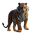 Bengal Tiger King Vinyl Car Decal Sticker – Waterproof & UV-Resistant 3.4133333333333336"