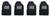 4x Upgrade Your Vehicle with Universal Black Carpet Floor Mats | Set of 4