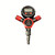4x Thor's Lightning Rapid 4-Tire Air System | Inflate/Deflate 4 Tires Simultaneously | Candy Red Thor's Hammer Manifold | Digital Pressure Gauge | Compact Carry Bag