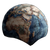 Fabric Earth Vinyl Car Decal Sticker – Waterproof & UV-Resistant 3.4133333333333336"