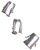 2x TrailFX Nerf Bar Pad Clip Pack | Replacement Clip for Step Bars, Set of 5 | Easy Install, Quality Protection