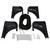 2x Upgrade your vehicle with Westin Automotive SG6 Series Running Board | Black Aluminum | LED Lighted End Caps | Textured Slip Resistant Surface