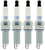 4x NGK Spark Plugs | Laser Iridium SILZKR6B10E | Fits Hyundai Accent,Veloster,Kia Soul,Rio