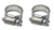 2x Valterra Stainless Steel #6 Hose Clamp | 3/8 - 7/8 Inch Range