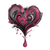 Heart Tattoo Design Vinyl Car Decal Sticker – Waterproof & UV-Resistant 6.826666666666667"