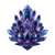 Geometric Crystal Cluster Vinyl Car Decal Sticker – Waterproof & UV-Resistant 6.826666666666667"