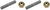 2x Dorman Exhaust Flange Studs - Fix Exhaust Leaks! | for Various Nissan 260Z,Sentra,Pulsar NX