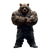 Muscular Grizzly Bear V3 Vinyl Car Decal Sticker – Waterproof & UV-Resistant 3.4133333333333336"