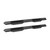 2x Westin HDX Xtreme Nerf Bar | 3 Inch Square Straight | Black Textured | With Step Pads | Rocker Panel Mount