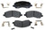 4x Raybestos Ceramic Brake Pad Set | Noise Reduction | Vibration Control | OE Design | OEM Fitment